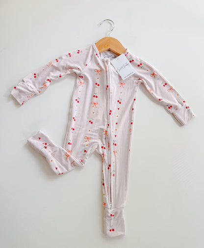 Cherry Bow Pajama set