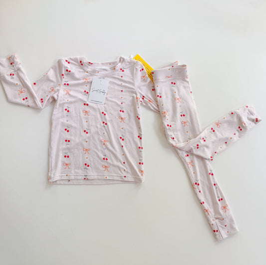 Cherry Bow Pajama set