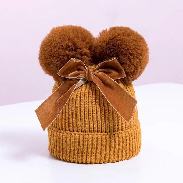 Pom Pom Beanie - Rust