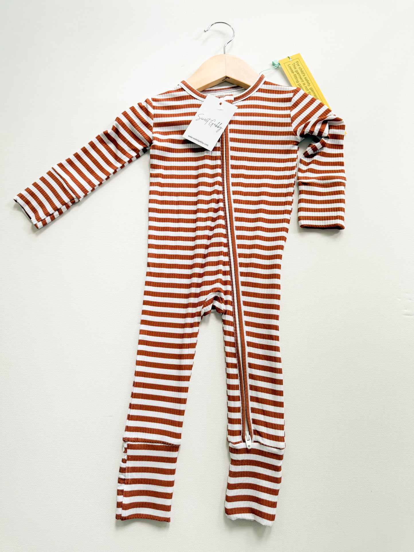 Cinnamon Stripe Zippie
