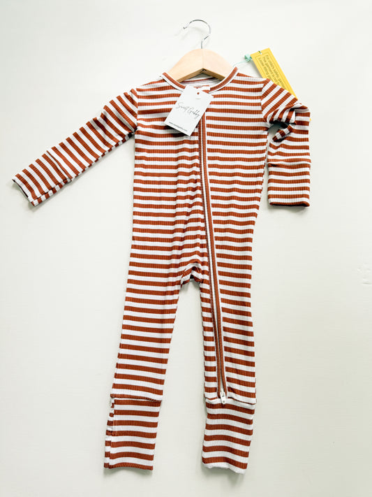 Cinnamon Stripe Zippie