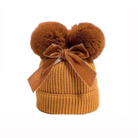 Pom Pom Beanie - Rust