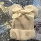 Pom Pom Beanie - Cream