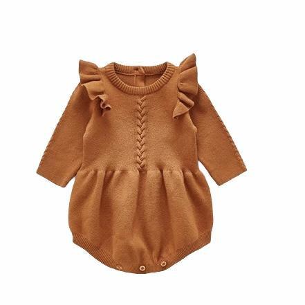 Angel Romper - Brown - Sweet Gabby