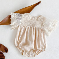 Aliyah Romper in Cream